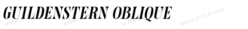 Guildenstern Oblique字体转换 Guildenstern Oblique字体转换